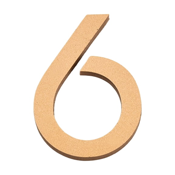 WZXPWT 7CM Acrylic Number Plates, Elegant Decorative Wall Signs, Reflective and Durable Acrylic Plaques