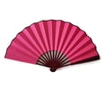 thumbnail image 1 of WZXPWT 8-Inch Red Folding Fan, Elegant Silk Lace Hand Fan, Versatile Party Accessory, 1 of 6