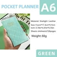thumbnail image 1 of WZXPWT A6 Mini Notebook Organizer, Daily Planner Notebook, Travel Diary with Calendar, Portable Memo Book (173x96MM), 1 of 6