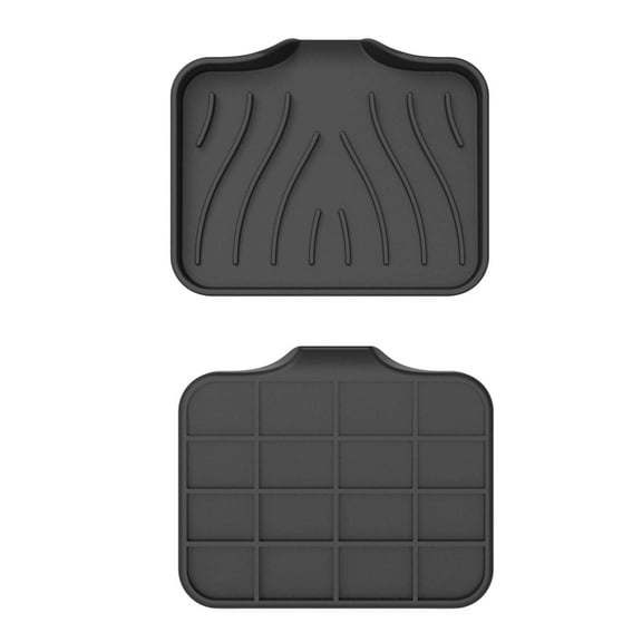 WZXPWT ABS Anti-Slip Soap Drainage Tray, 4.8x3.9in Compact Sponge Rack - Self-Drying Gel Design for Bathroom/Kitchen Sink with Odor-Resistant & Heatproof Base(Black)