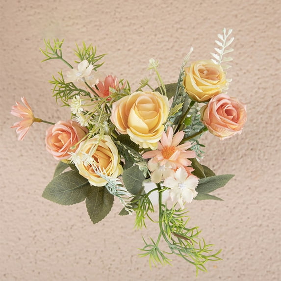 WZXPWT Artificial Flower, Realistic Handheld Decoration for Home and Wedding, Faux Flower Bouquet for Centerpieces, Lifelike Floral Arrangement for Parties and Events
