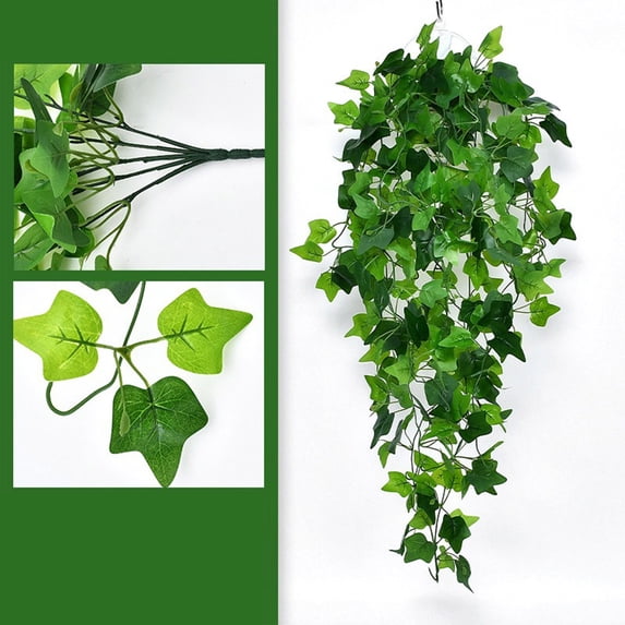 WZXPWT Artificial Green Wall Hanging, Indoor Decoration Plastic Plant, False Greenery Wall Decor, Fake Green Wall Hanging