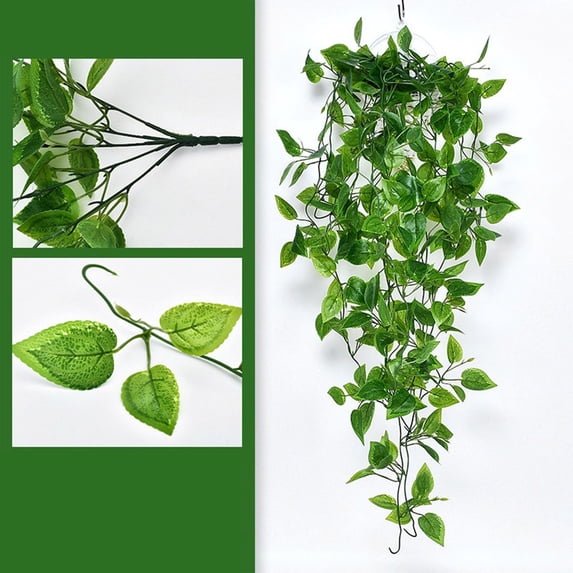 WZXPWT Artificial Green Wall Hanging, Indoor Decoration Plastic Plant, False Greenery Wall Decor, Fake Green Wall Hanging