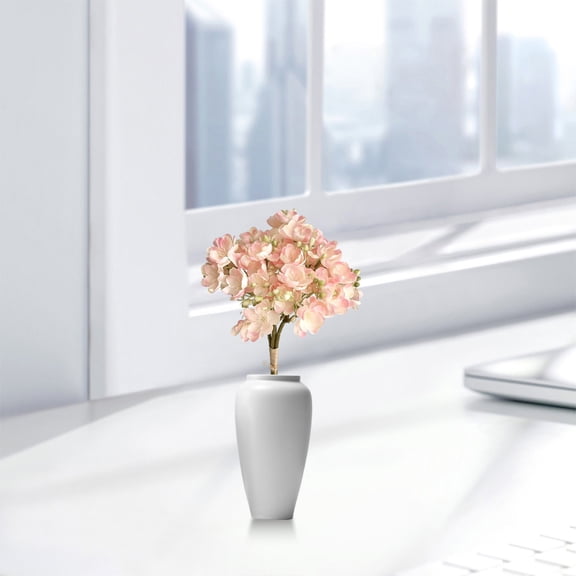 WZXPWT Artificial Jasmine Fake Silk Artificial Floral Arrangement Realistic 4 Stems for Wedding Home Decor (Indoor/Outdoor)