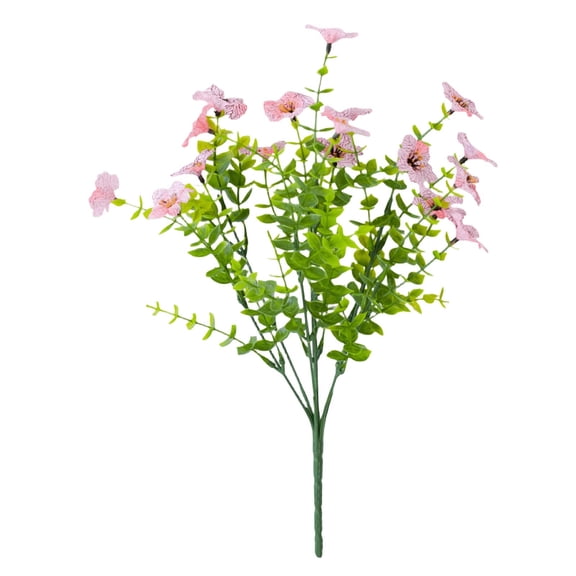 WZXPWT Artificial Maple Leaves, Faux Plastic Plants, Evergreen Simulation Greenery, No-Fade Indoor Outdoor Decorative Flowers