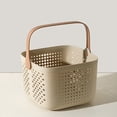 thumbnail image 1 of WZXPWT Bath Basket, Luxury Bathroom Storage Basket with Drainage, Square Shower Organizer with Wet and Dry Separation, Breathable Toiletry Holder for Easy Accessibility, 1 of 6