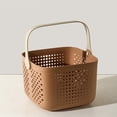 thumbnail image 1 of WZXPWT Bath Basket, Luxury Bathroom Storage Basket with Drainage, Square Shower Organizer with Wet and Dry Separation, Breathable Toiletry Holder for Easy Accessibility, 1 of 6