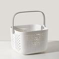 thumbnail image 1 of WZXPWT Bath Basket, Luxury Bathroom Storage Basket with Drainage, Square Shower Organizer with Wet and Dry Separation, Breathable Toiletry Holder for Easy Accessibility, 1 of 6