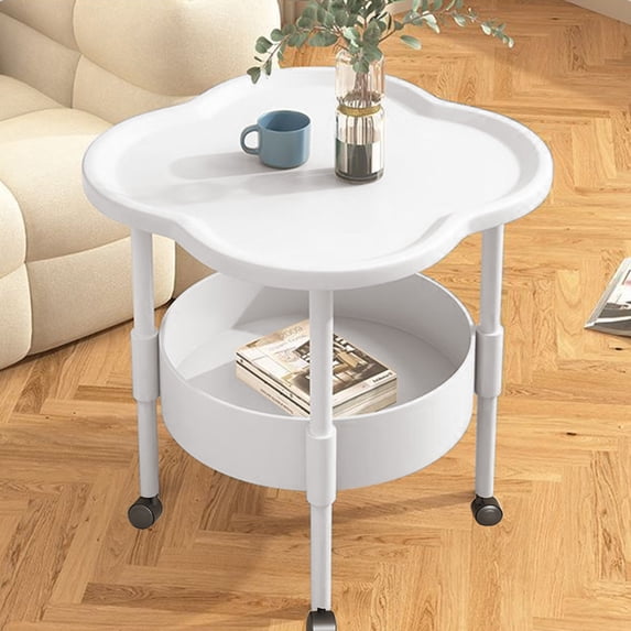 WZXPWT Bedside Table, Compact Nightstand for Small Spaces, Modern Side Table for Living Room, Sleek Mini Coffee Table for Bedroom