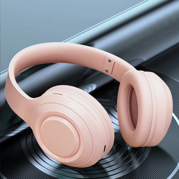 WZXPWT Bluetooth 5.0 Subwoofer Headphones, Foldable Head-Mounted Stereo Bluetooth Earphones, Wireless Noise Cancelling Over Ear Headset with Mic for Calls