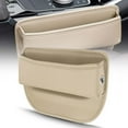 thumbnail image 1 of WZXPWT Car Seat Organizer, Premium Leather Car Seat Gap Filler for Enhanced Storage, Luxurious Vehicle Interior Storage Solution, Functional Car Accessories for Sunglasses and Phone, 1 of 7