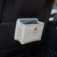 thumbnail image 1 of WZXPWT Car Storage Bag, Foldable Door Hanging Trash Can, Multifunctional Leather Car Garbage Bin, 1 of 6