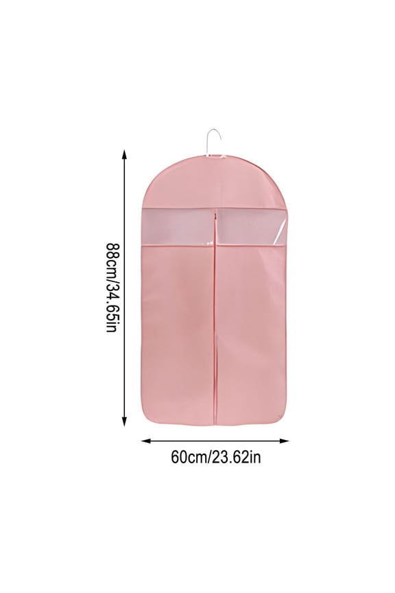 Clothing Cover, Transparent Garment Bag with Zip Closure, Durable Wardrobe Protector for Coats and Suits, Space-Saving Clothing Storage Solution