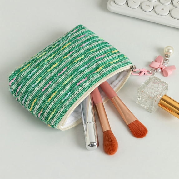 WZXPWT Coin Purse, Portable Cosmetic Bag with Zipper Closure, Mini Storage Pouch for Daily Essentials, Multifunctional Travel Organizer
