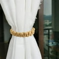 thumbnail image 1 of WZXPWT Curtain Tiebacks, Handwoven Rope Holdbacks, Twisted Fabric Curtain Clips, Natural Jute Curtain Bands, 1 of 7