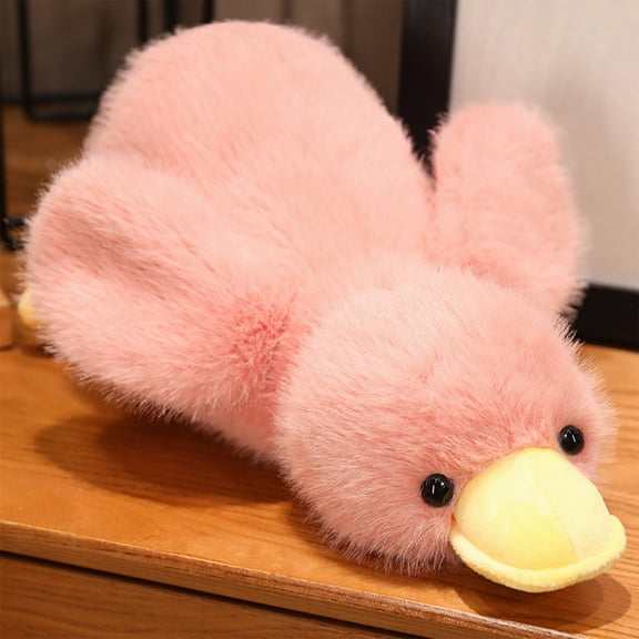 WZXPWT Cute Duck Plush Toy, Soft Cuddly Duck Doll with Cotton Filling, Adorable Duck Pillow for Comfort and Hugging, Charming Duck Gift for All Ages