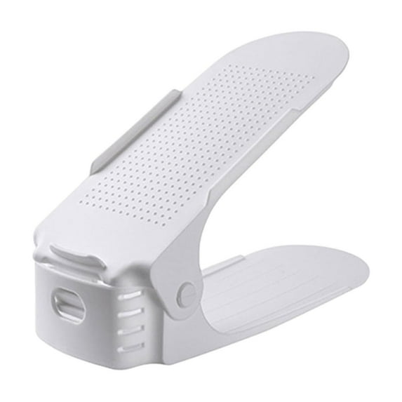 WZXPWT Double-Layer Shoe Rack, Three-Gear Adjustable Shoe Rack, Household Dormitory Shoe Organizer, Tidying Slippers Shoe Rack, Shoe Storage Subrack