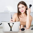 thumbnail image 1 of WZXPWT Flower Letter Makeup Bag, Alphabet Cosmetic Pouch & Personalized Gift Bag, 1 of 6