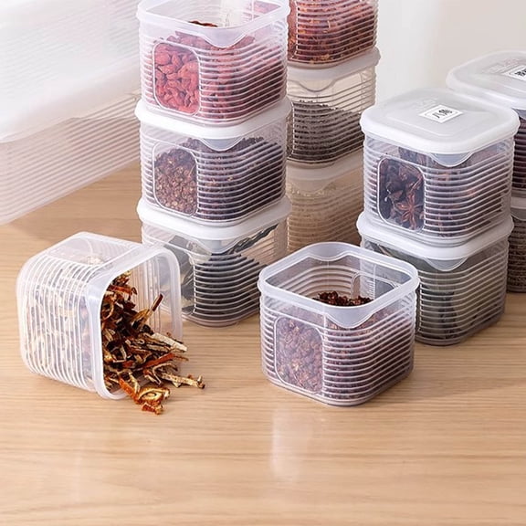 WZXPWT Fresh Box Refrigerator Storage, Sealed Fruit and Vegetable Organizer, Airtight Kitchen Food Container with Lid