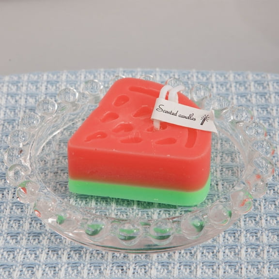 WZXPWT Fruit Scented Candles, Long-Lasting Aromatic Home Decor, Non-Pungent Relaxation Candles, Modern Geometric Fragrance Lamps