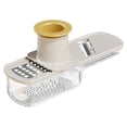 thumbnail image 1 of WZXPWT Ginger and Garlic Grinder, Multi-Purpose Handheld Grater with Interchangeable Blades, Efficient Vegetable Slicer for Kitchen Tasks, Stainless Steel Manual Food Chopper, 1 of 5