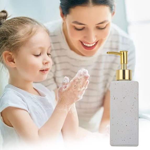WZXPWT Glass Foaming Soap Dispenser, Refillable Foam Pump Bottle for Hand Wash, Stylish Liquid Soap Container for Bathroom or Kitchen, Elegant Shower Gel Dispenser