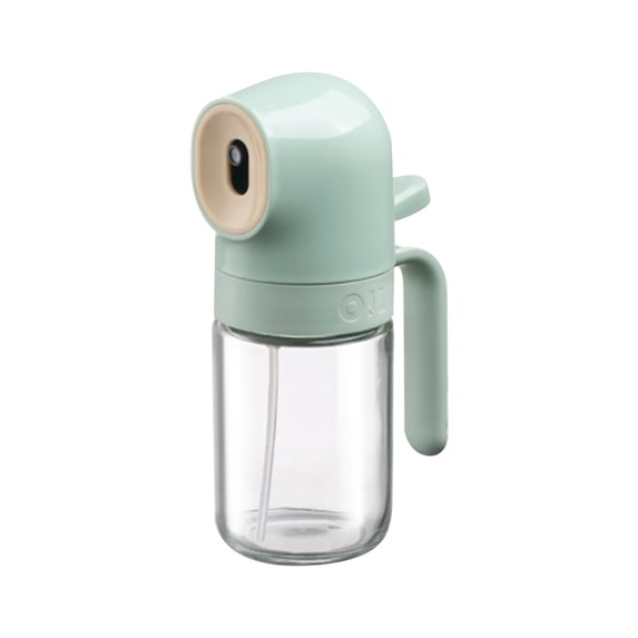 WZXPWT Glass Oil Spray Bottle, Non-Drip Kitchen Oil Sprayer, Adjustable Nozzle Condiment Dispenser for Cooking, 180ml/250ml Leak-Proof Liquid Seasoning Spray Pot