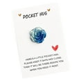 thumbnail image 1 of WZXPWT Gradient Glitter Rose Pocket Cuddle Card, Heartfelt Rose Keepsake Card, Unique Rose Love Note Card, Personalized Rose Greeting Card, 1 of 6