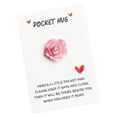 thumbnail image 1 of WZXPWT Gradient Glitter Rose Pocket Cuddle Card, Heartfelt Rose Keepsake Card, Unique Rose Love Note Card, Personalized Rose Greeting Card, 1 of 6