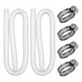 thumbnail image 1 of WZXPWT Above Ground Pool Hose Set, 2-Piece Replacement Pool Pump Hoses with Stainless Steel Clamps, Durable Polyethylene Corrugated Pool Filter Hose for All Seasons, 1 of 1
