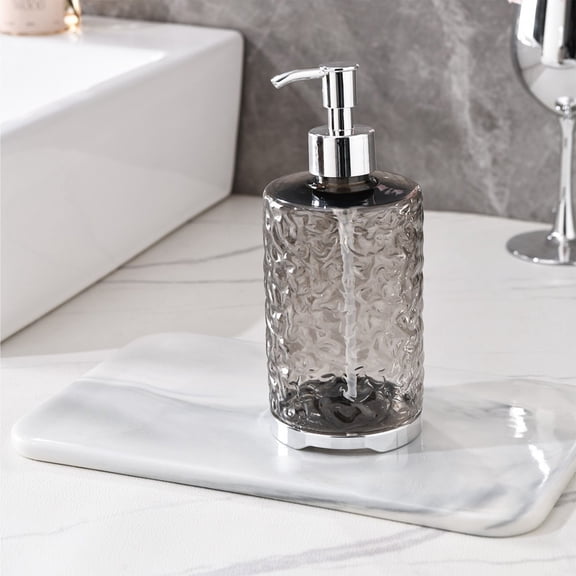 WZXPWT Dispenser Bottle, 420ml Hand Soap Dispenser, Liquid Soap Pump, Refillable Soap Container, Multi-Purpose Handwashing Station