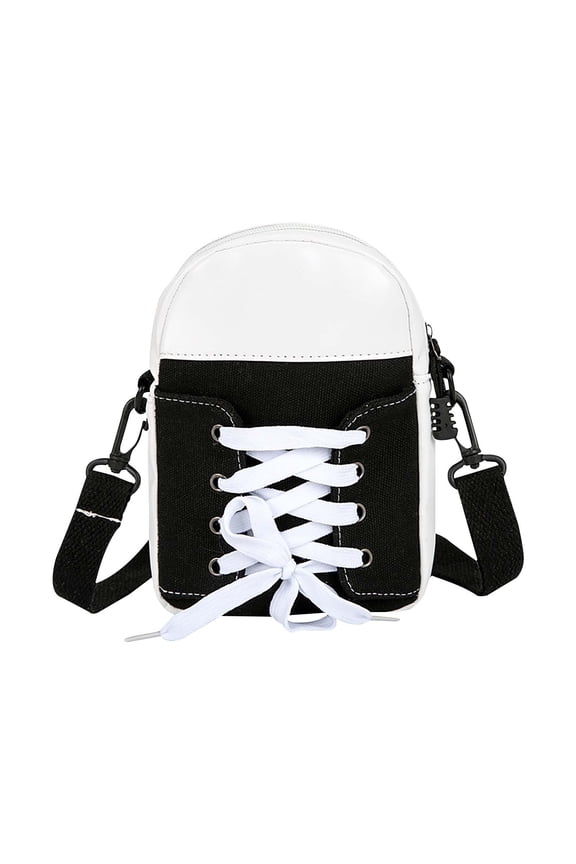 Handmade Patchwork Crossbody Bag, Stylish Tote Bag with Unique Shoe Design, Fashionable Shoulder Bag for Everyday Use, Versatile Canvas Handbag for Women
