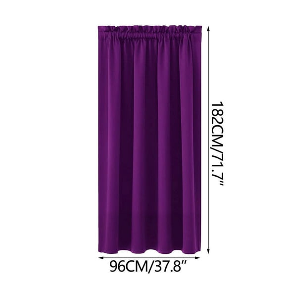 WZXPWT Heat-Insulating Curtains, Energy-Saving Bedroom and Kitchen Drapes, Soundproof Silk Curtains, Scandinavian Solid-Color Thermal Curtains