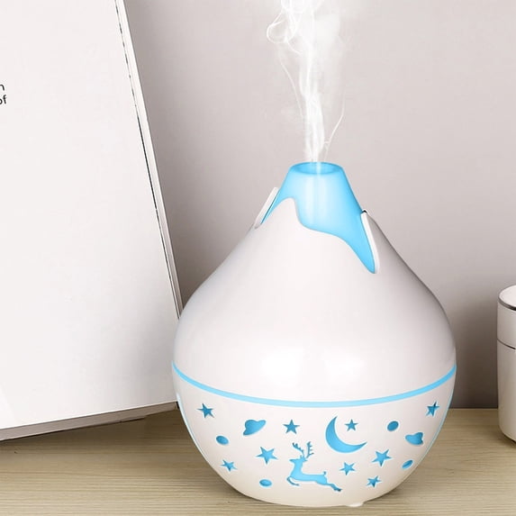 WZXPWT Humidifier, Color-Changing Aroma Diffuser, Ultrasonic Mist Maker, Silent Night Light Vaporizer
