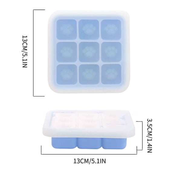 WZXPWT Ice Block Maker Tool, DIY Ice Cube Tray, Food-Grade Silicone Ice Lattice Mold, Compact Freezer & Chilling Solution