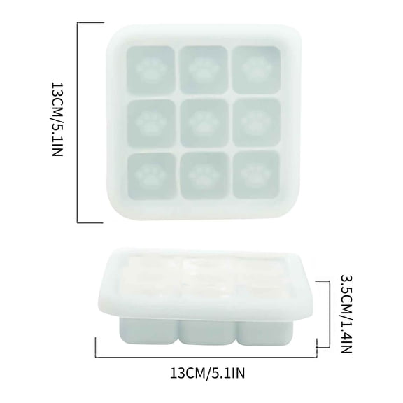 WZXPWT Ice Block Maker Tool, DIY Ice Cube Tray, Food-Grade Silicone Ice Lattice Mold, Compact Freezer & Chilling Solution