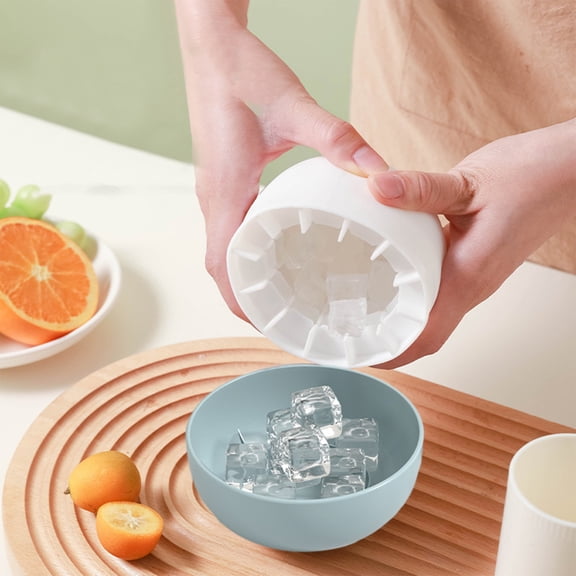 WZXPWT Ice Maker, Easy Release Ice Tray with Lid, Silicone Ice Cube Mold for Whiskey and Refrigerator, Flexible and Heat-Resistant Ice Making Cup