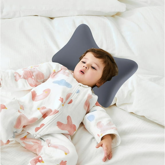 WZXPWT Ice Silk Home Office Dual-Use Foam Recliner Pillow, Small Neck Headrest Chair Cushion, Car Seat Cervical Support Pillow