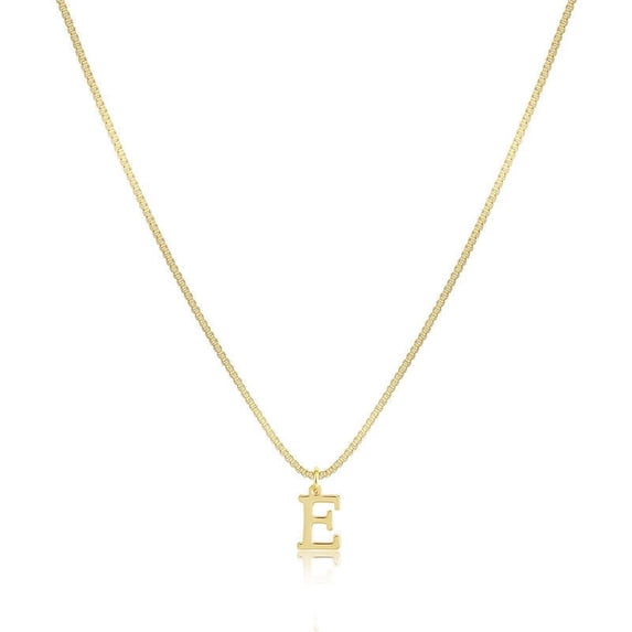 WZXPWT Initial Necklace, Personalized Dainty Letter Pendant, Custom Alphabet Choker for Women