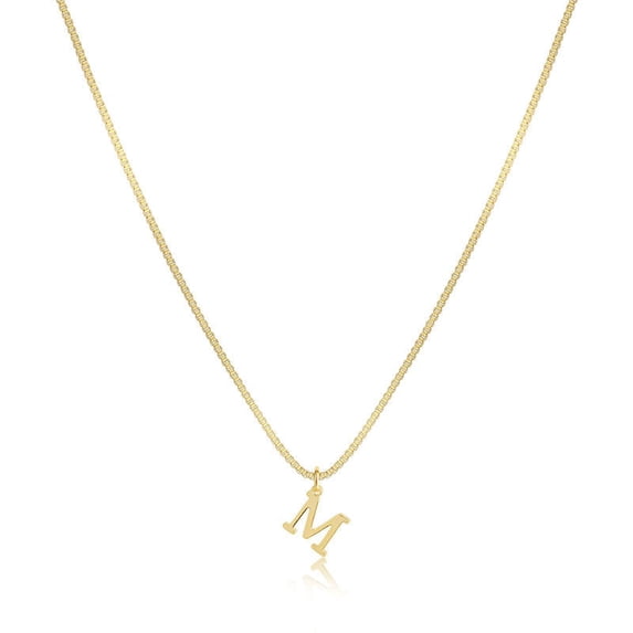 WZXPWT Initial Necklace, Personalized Dainty Necklace for Women, Alphabet Letter Necklace, Customized Name Pendant Necklace for Fashionable Women