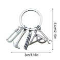 thumbnail image 1 of WZXPWT Keychain Tool Pendant, Versatile Keyring Tool with Mini Accessories, Handy Tool Keychain for DIY Enthusiasts, Unique Wrench Drill Keyring for Dads, 1 of 6