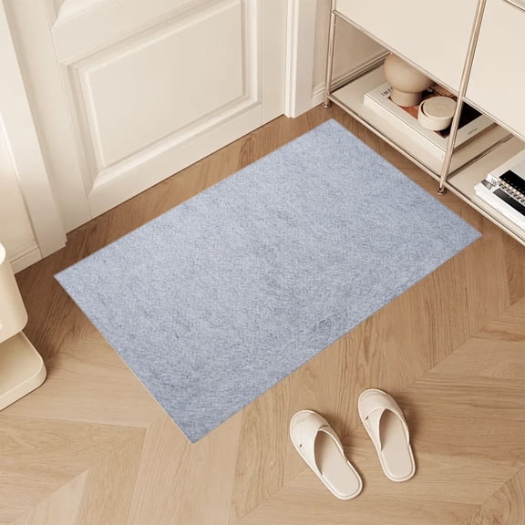 WZXPWT Kitchen Floor Mat, Oil-Resistant Kitchen Carpet with Non-Slip Backing, Absorbent Comfort Mat for Home Use, Durable Polyester Entrance Mat