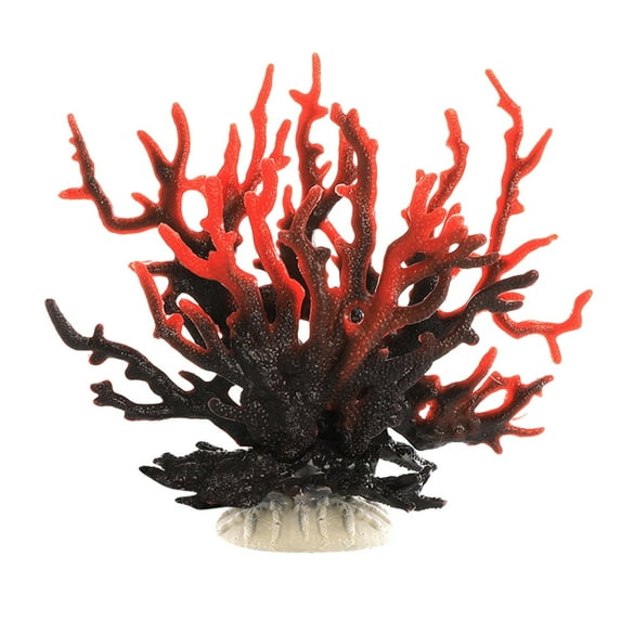 WZXPWT Lifelike Simulated Coral Decoration, Realistic Faux Coral Ornament for Aquariums, Artificial Coral Reef Décor for Themed Rooms