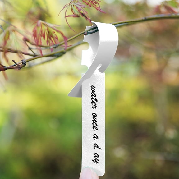 WZXPWT Loop Sleeve Plant Tags, Waterproof PVC Garden Labels with Adjustable Buckles, Multi-Purpose Horticultural Markers