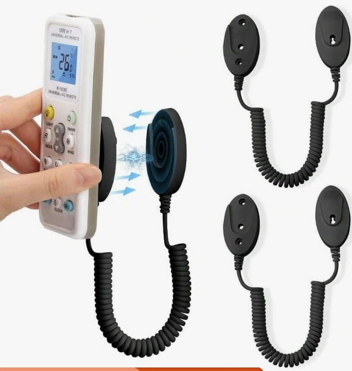 WZXPWT Magnetic Remote Control Holder, Spring-Loaded Remote Organizer ...