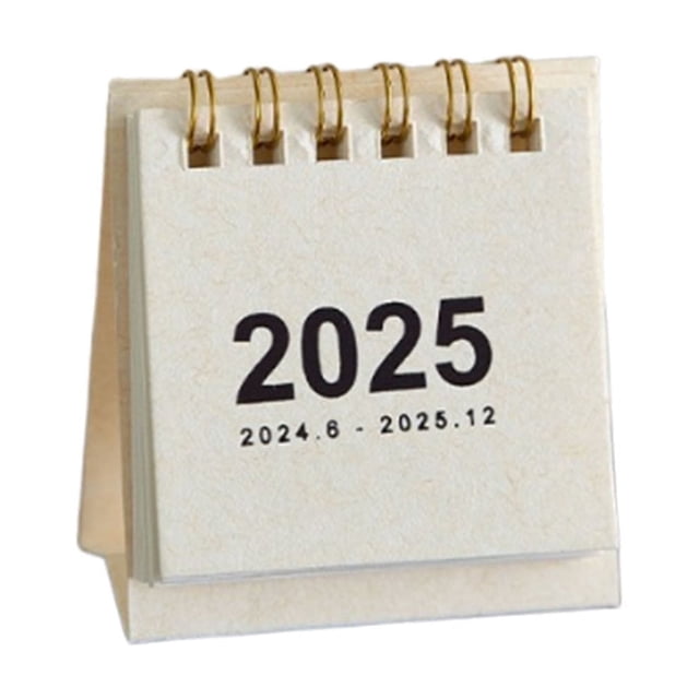 WZXPWT Mini Calendar, Compact Desk Planner, Practical Table Decoration, Family Desktop Organizer