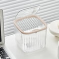 thumbnail image 1 of WZXPWT Mini Desktop Trash Can, Compact Household Waste Basket with Press Lid, Small Desk Organizer for Sundry Storage, Portable Trash Bin for Cleanliness, 1 of 6