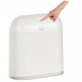 WZXPWT Narrow Body Trash Can with Popup Lid for SpaceSaving Waste