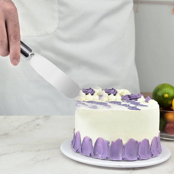 WZXPWT Offset Spatula Set, Stainless Steel Cake Icing Tool, Baking and Decorating Frosting Spreader, Multifunctional Cakal Scraper Blade