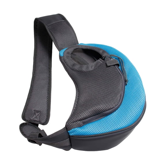 WZXPWT Pet Sling Carrier, Breathable Dog Shoulder Bag, Hands-Free Small Animal Backpack for Travel & Outdoor Activities